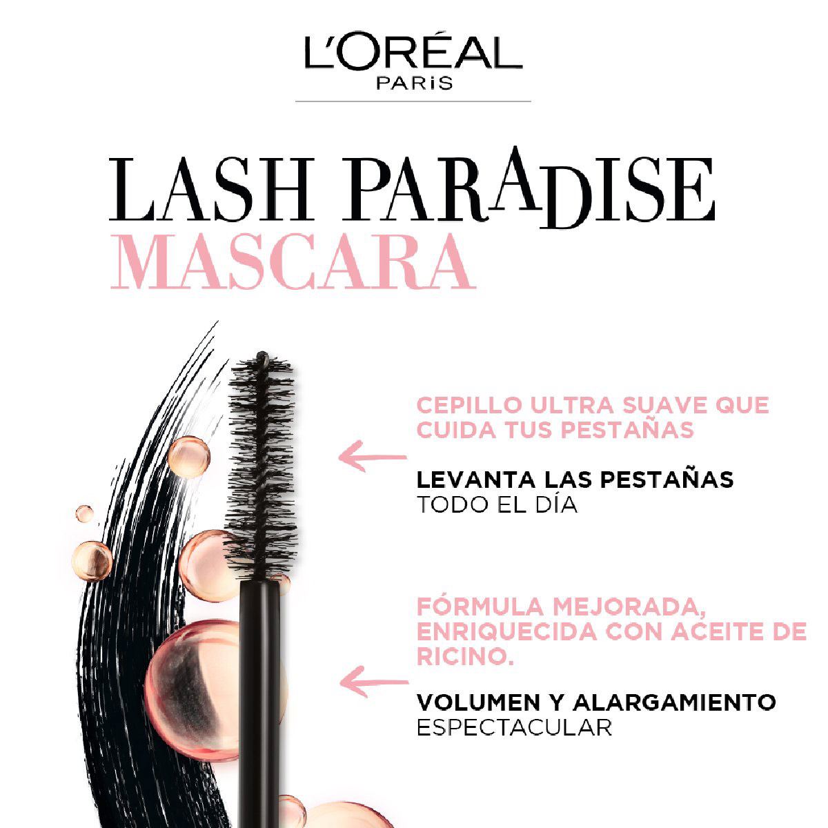 L’Oréal Paris Máscara De Pestañas Lash Paradise image number 3