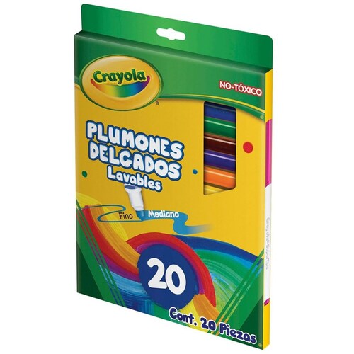 20 Plumones Supertips Crayola