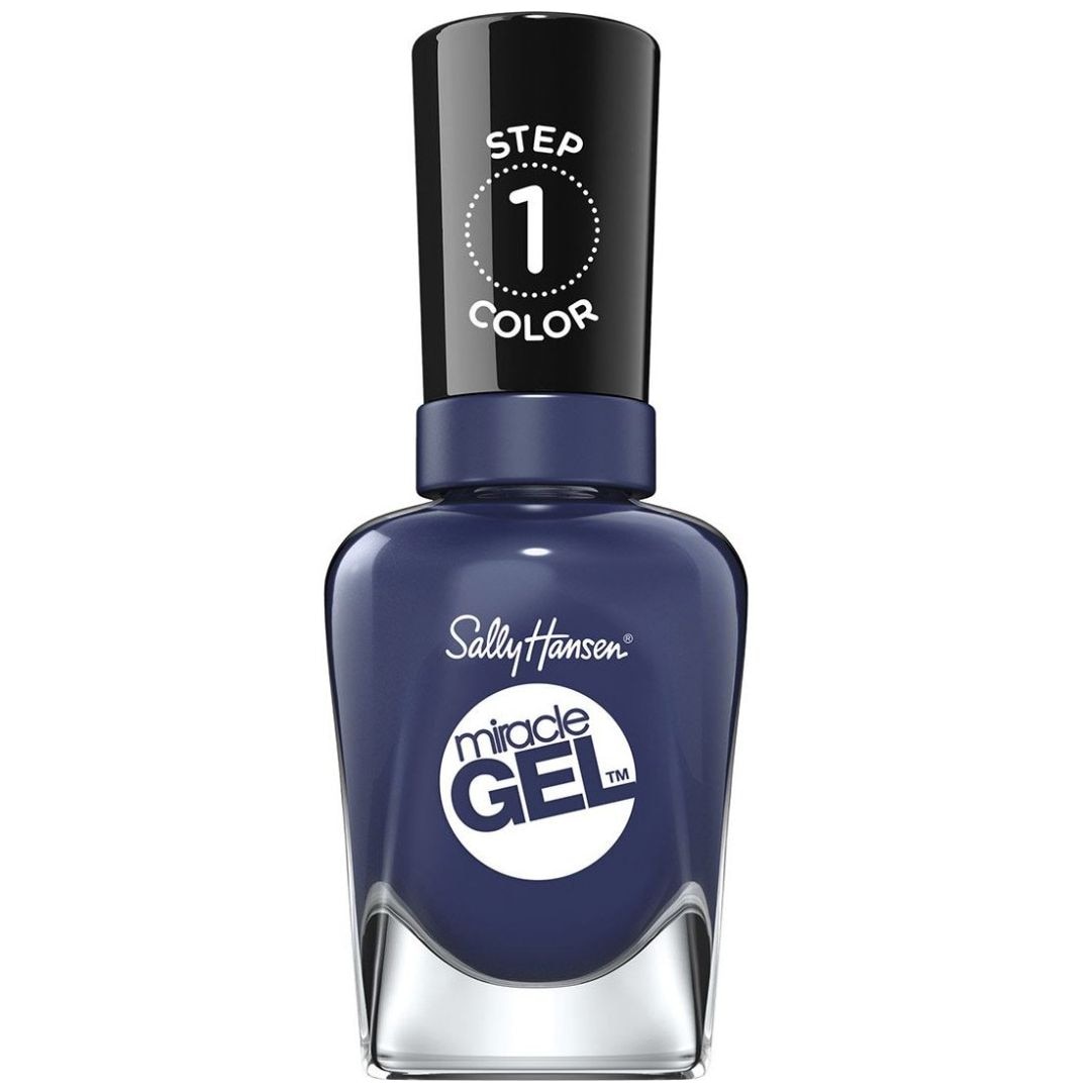 Sally Hansen Esmalte Miracle Gel 609 Azul Midnight Mood image number 0