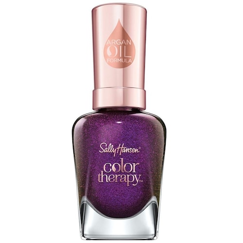Esmalte Sally Hansen Color Therapy 390 Morado Slicks And Stones