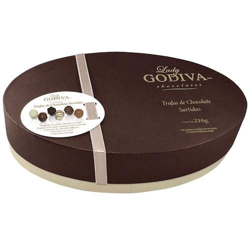 Trufas de Chocolates Surtidos de 216 Gramos Lady Godiva