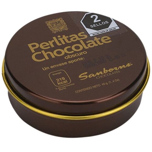 Perlas de Chocolate Amargo 40 G
