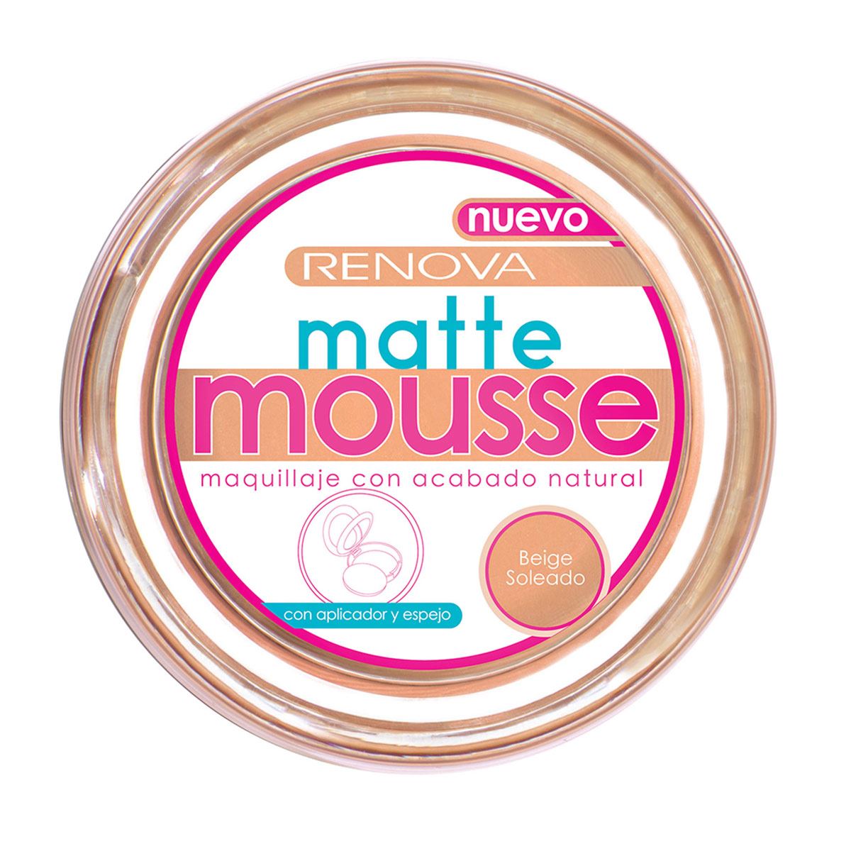 Renova Base De Maquillaje Matte Mousse Beige Soleado image number 0