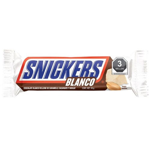 Snickers Blanco