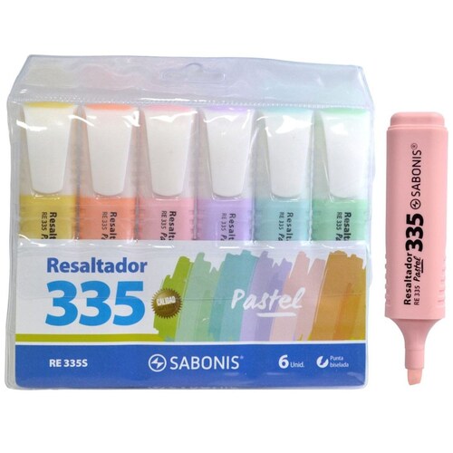 Set de Resaltador Pastel Sabonis
