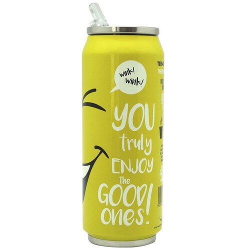 Vaso Term Acero Inoxidable Emoji Running