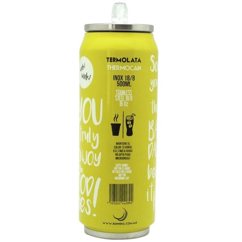Vaso Term Acero Inoxidable Emoji Running