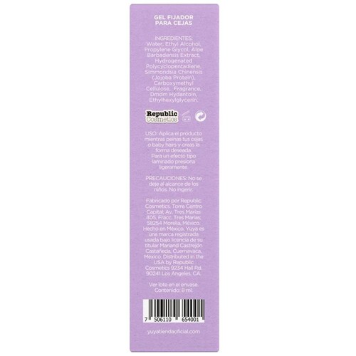 Gel Fijador para Cejas