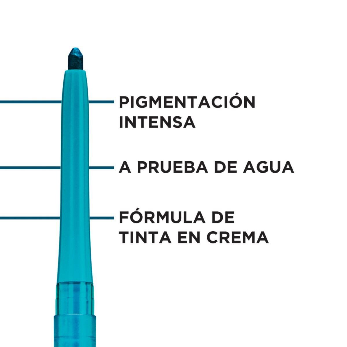 L’Oréal Paris Delineador De Ojos Signature Turquoise Faux image number 2