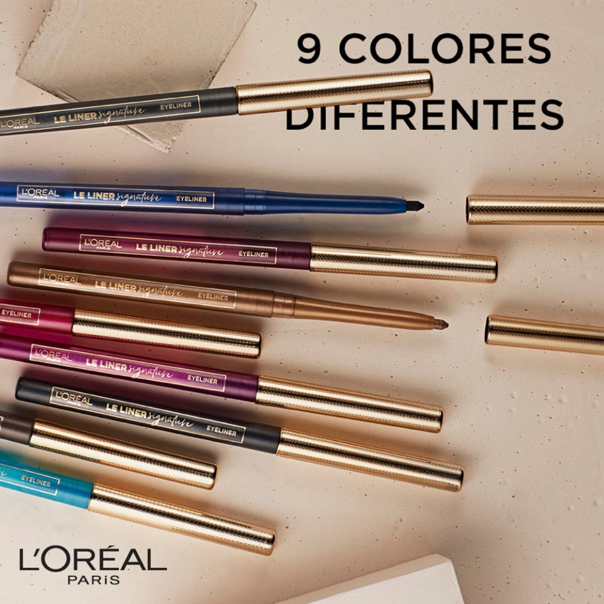 L’Oréal Paris Delineador De Ojos Signature Turquoise Faux image number 4