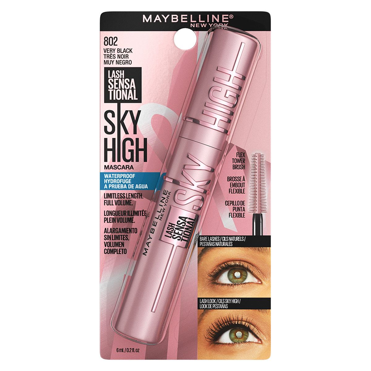 Maybelline New York Máscara Para Pestañas Lash Sensational Sky High A Prueba De Agua image number 0