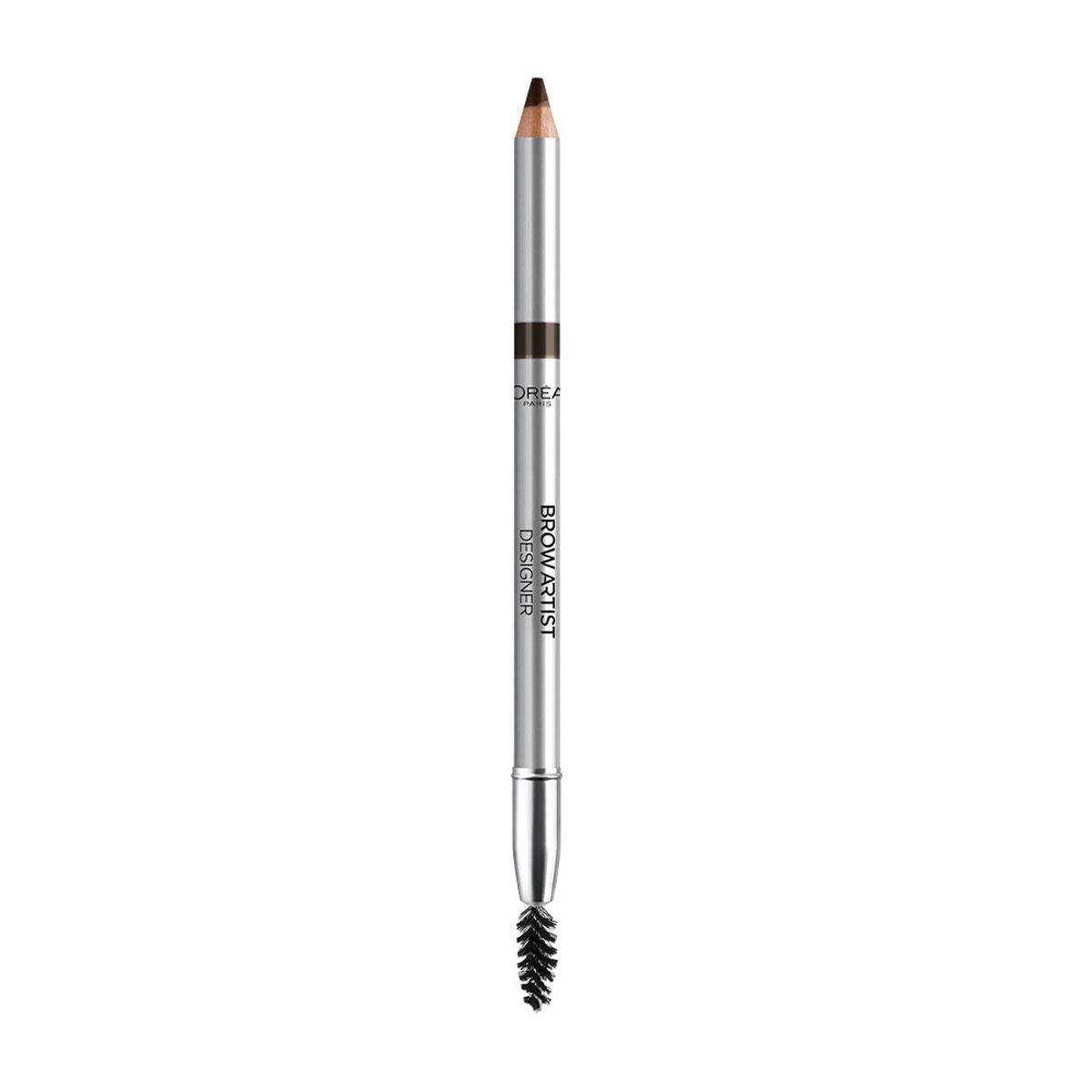 Loréal Paris Lápiz de Cejas Brow Artist Designer Deep Brown image number 0