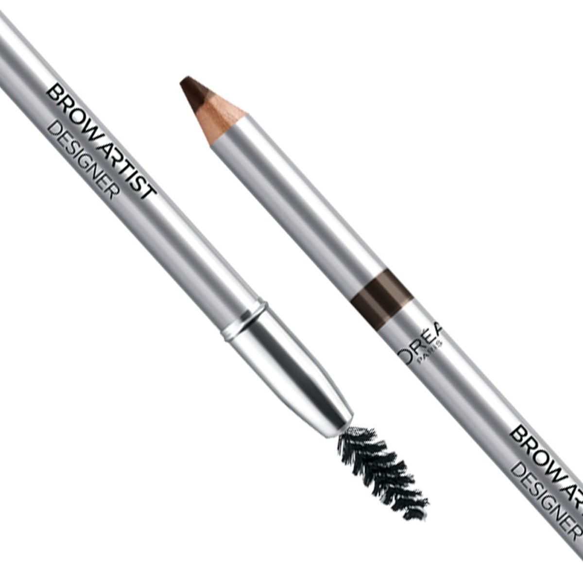 Loréal Paris Lápiz de Cejas Brow Artist Designer Deep Brown image number 1
