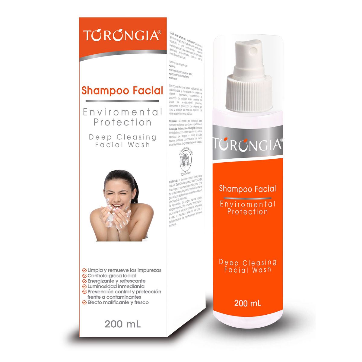 Shampoo Facial Astringente Enviromental Protección 200 ml image number 0