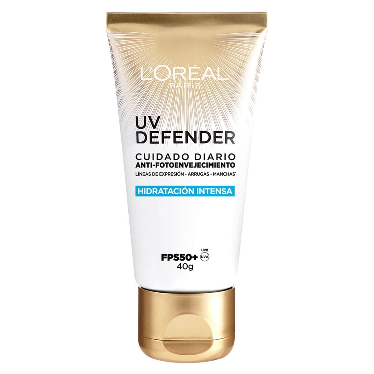 L’Oréal Skin Expert Cuidado Diario Antifotoenvejecimiento Uv Defender Hidratación Intensa FPS50+ 40 ml image number 0