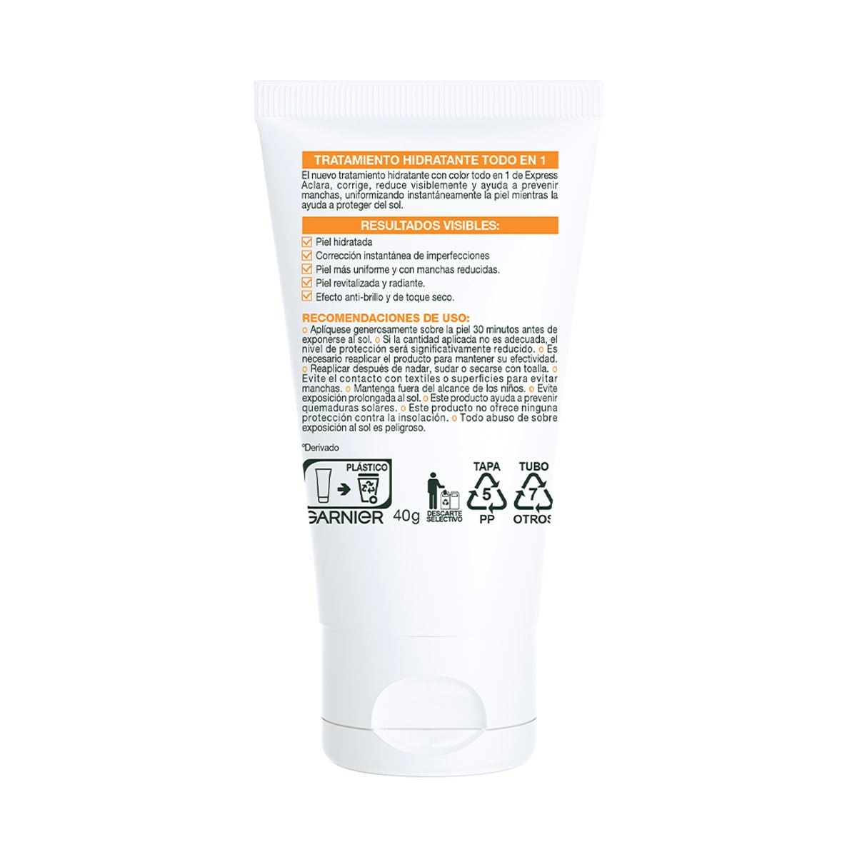 Garnier Express Tratamiento Hidratante Con Color Todo En Uno Tono Medio 40 ml image number 1