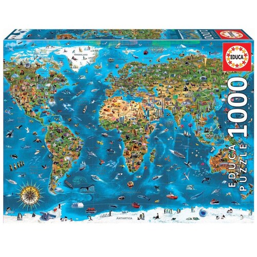 Rompecabezas 1000 Piezas Maravillas Del Mundo
