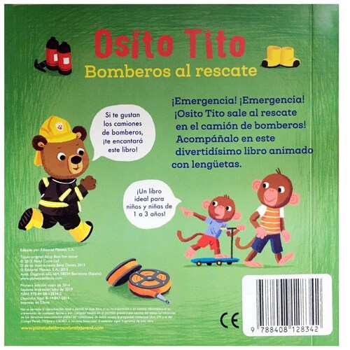 Osito Tito. Bomberos al Rescate  Planeta