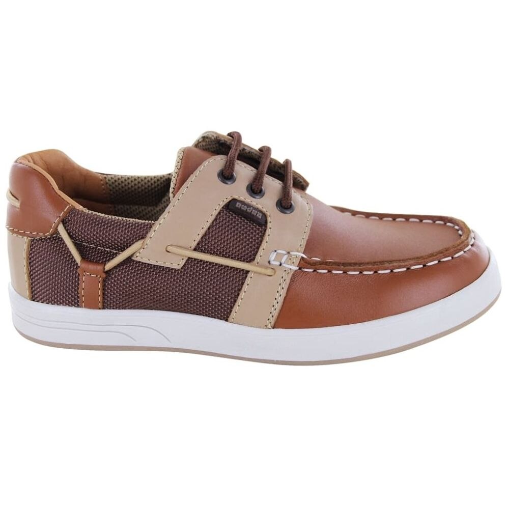 Zapato para Ni o con Agujeta 18 23 Caf Audaz