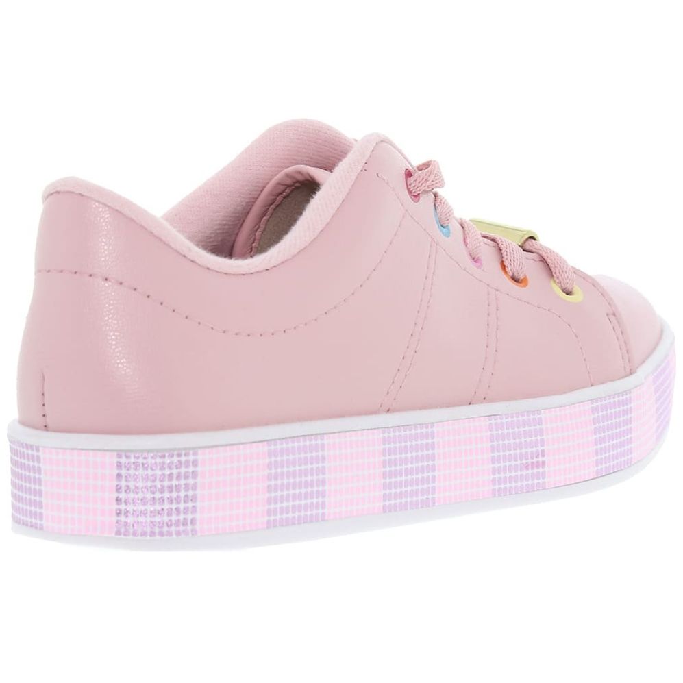 Tenis molekinha hot sale rosa