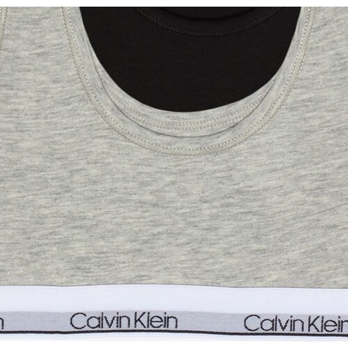 Paquete de 2 Corpiños para Niña Liso Calvin Klein