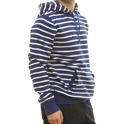 Sudadera Cerrada a Rayas con Capucha para Hombre J.opus
