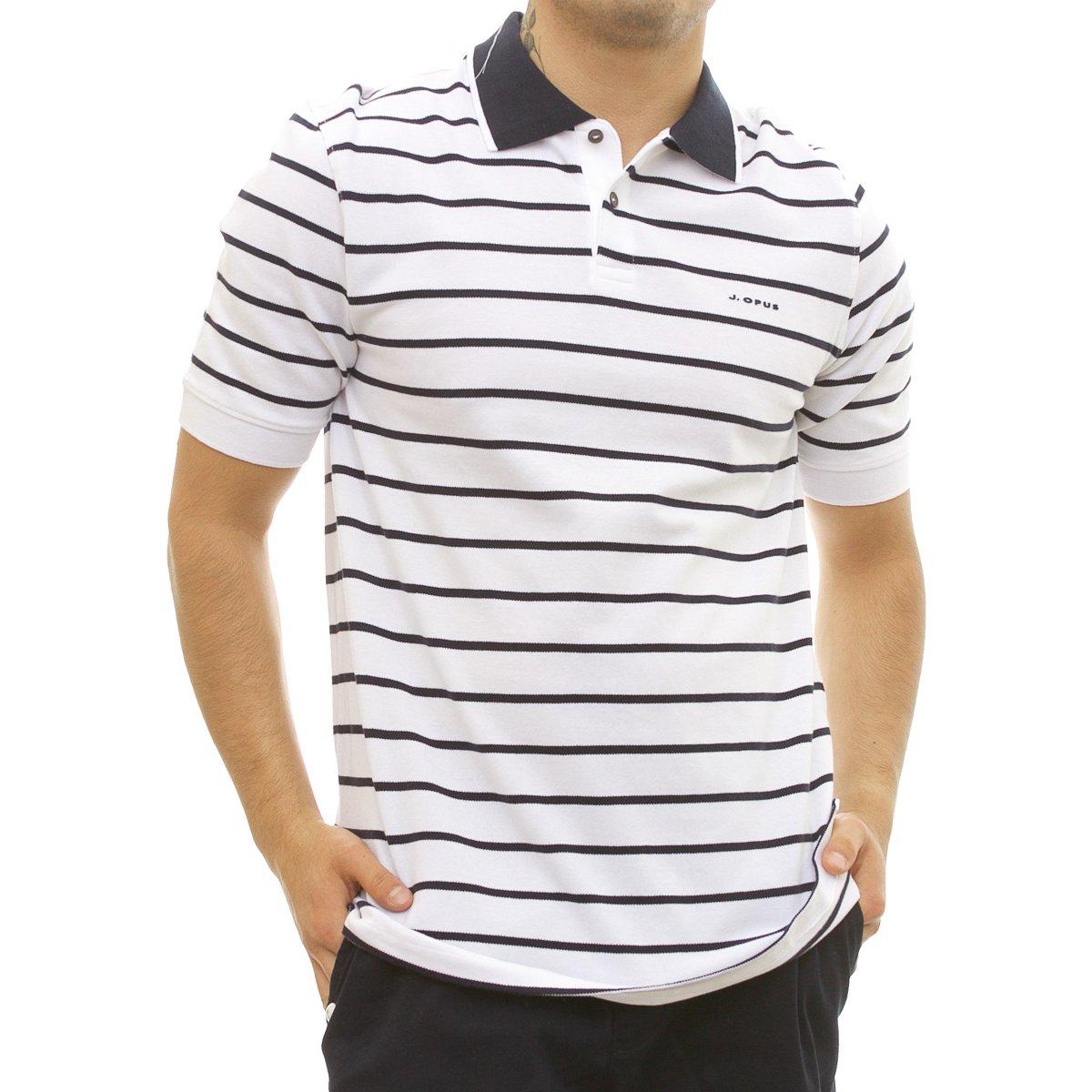 Playera 2025 polo rayas