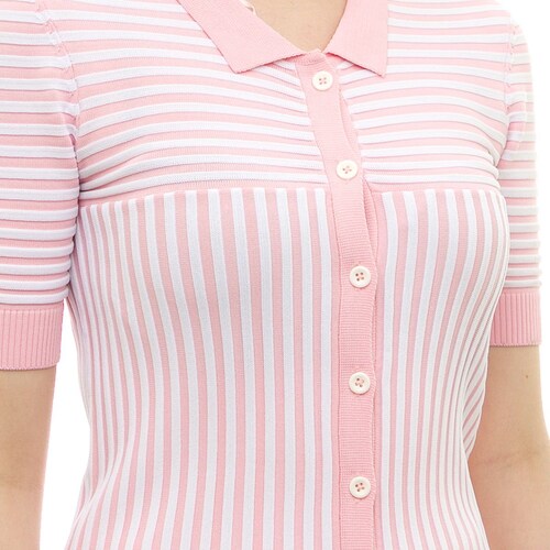Blusa a Rayas Manga Corta para Dama Voltaire & Voltaire
