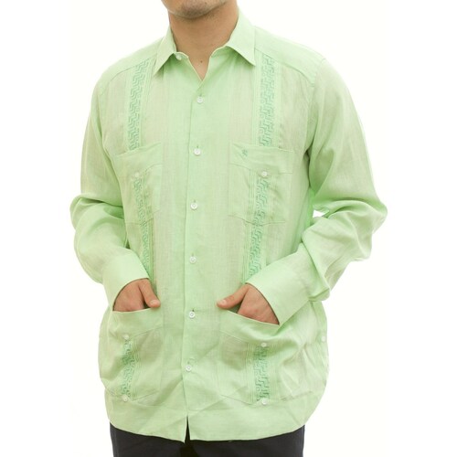 Guayabera Manga Larga para Hombre Manchester