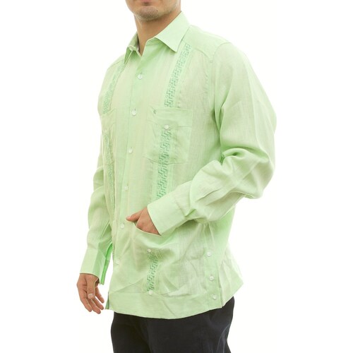 Guayabera Manga Larga para Hombre Manchester
