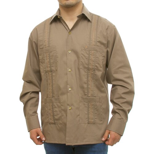 Guayabera Manga Larga para Hombre Manchester