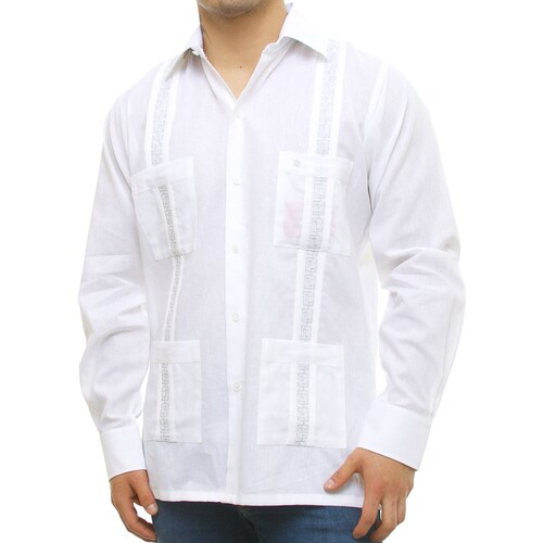 Guayabera Manga Larga para Hombre Manchester