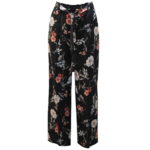 Pantalón Kitana Corte Recto Diseño Estampado de Flores para Mujer