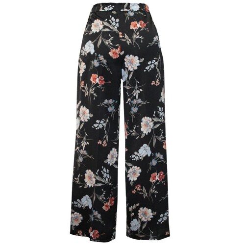 Pantalón Kitana Corte Recto Diseño Estampado de Flores para Mujer