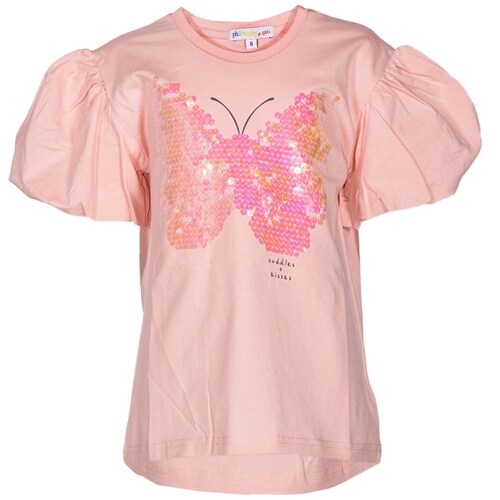 Playera George Niña 3X Estampado Mariposas Tricolor Azul | Walmart