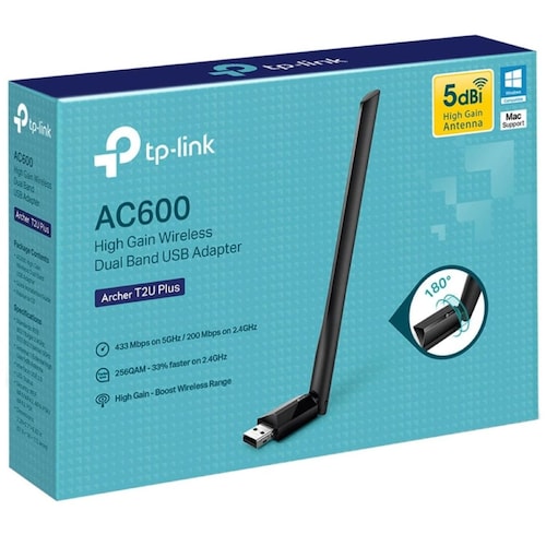 Adaptador de Red Tp-Link Archer T2U Plus