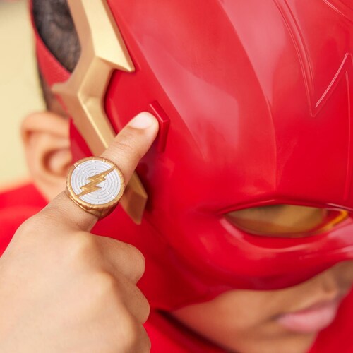 Máscara + Anillo con Luces Y Sonidos The Flash Película