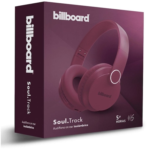 Audífonos Billboard Soul Track On Ear Vino