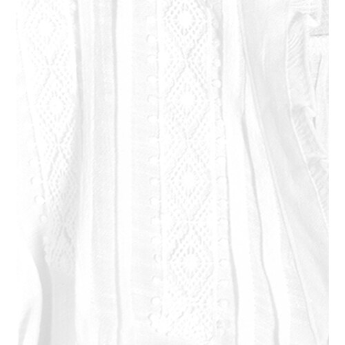 Blusa para Mujer, con Encaje Superior Y Botones Philosophy Jr