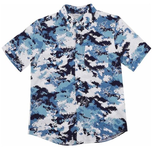 Conjunto para Niño Camisa Hawaiana Manga Corta Y Bermuda Gabardina Ely Boy