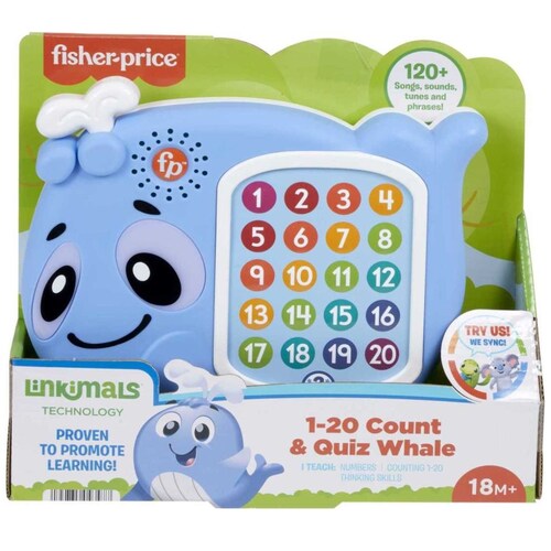 Linkimals Juguete Ballena Cuenta Conmigo Fisher-Price