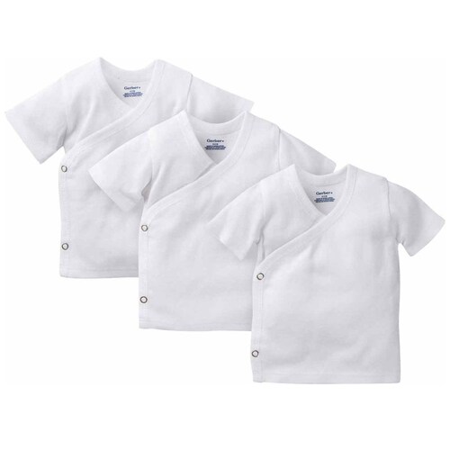 Juego de Tres Camisetas Cruzadas de Manga Corta Gerber