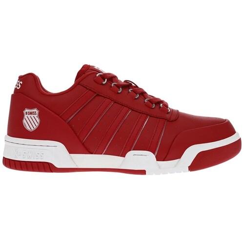 Tenis en Piel para Hombre Rojo Kswiss