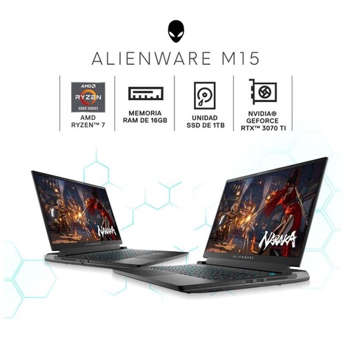 Laptop Dell Allienware M15 R7 16Gb 1T Rtx3070