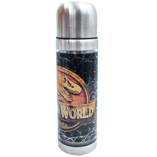 Termo 500 Ml Doble Pared Jurassic World Fun Kids