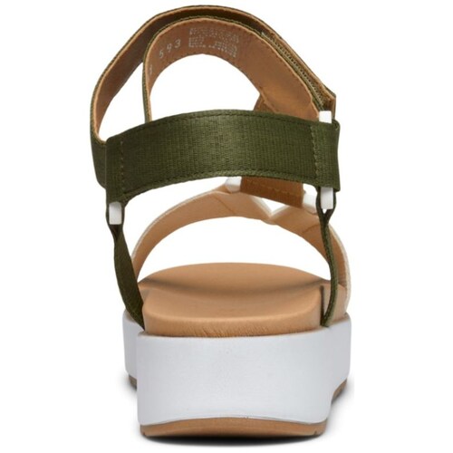 Sandalia con Velcro Ajustable Verde Levis