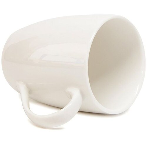 Set de 4 Tazas Blancas de Porcelana Salt & Pepper