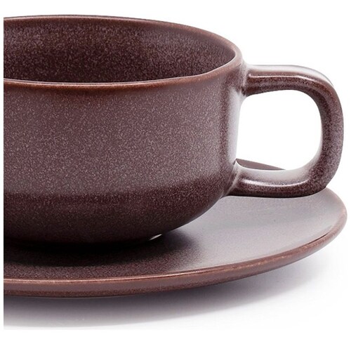 Taza de Cerámica Color Vino Salt & Pepper