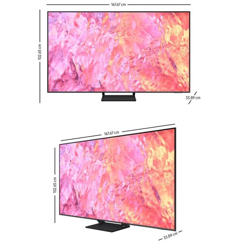 Pantalla Samsung 75" Qled 4K Qn75Q65Cafxzx