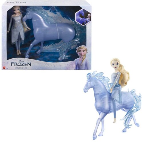 Disney Frozen - Juego de muñecas Elsa y accesorios – Paquete de juguete de  Frozen con muñeca Elsa para niñas, más accesorios, cepillo para el cabello